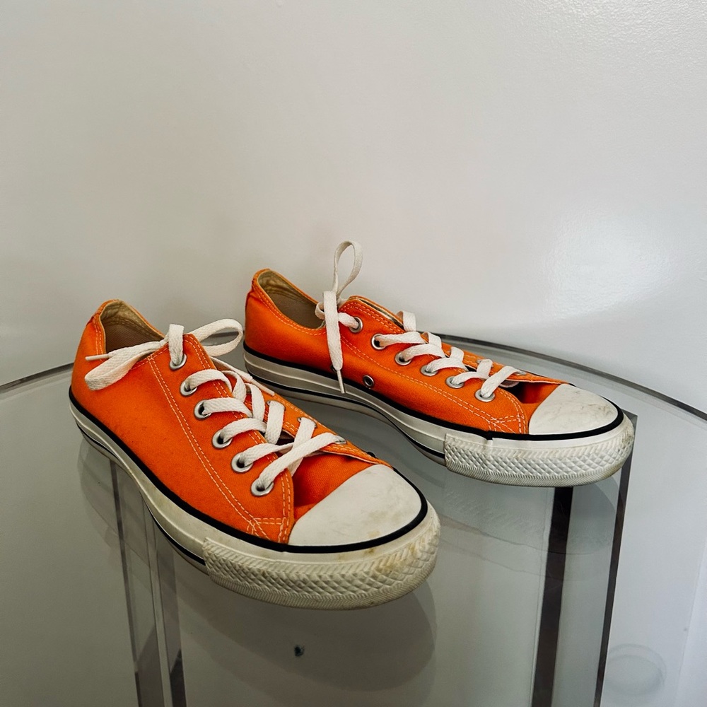 Orange Converse